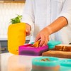 Silipint: Silicone Go Go Bowls: Set of 4: Sun Storm - Sizes: 10, 20, 30 oz - 4 of 4