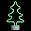 Northlight LED Christmas Tree Neon Table Light - 11" - Green - 2 of 4