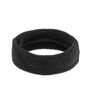 Unique Bargains Stretchy Cotton Blend Sweat Absorbing Sport Headband Wristband Black 3 pcs - 3 of 4