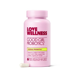 Love Wellness Good Girl Probiotics for Vaginal & Urinary Tract Health - 30ct - 1 of 4