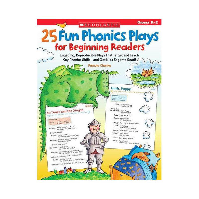 25 Fun Phonics Plays for Beginning Readers - by  Pamela Chanko (Paperback), 1 of 2