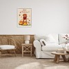 Stupell Industries Happy Thanksgiving Pumpkins Dog Black Framed Giclee Art - 2 of 4