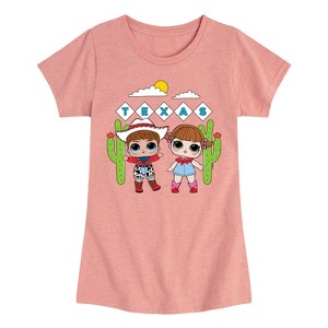 Girls' - Lol Surprise! - Texas Fitted Short Sleeve Graphic T-Shirt - 1 of 4