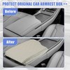 Unique Bargains Faux Leather Armrest Cushion Cover for Hyundai Palisade 20-22 - 3 of 4