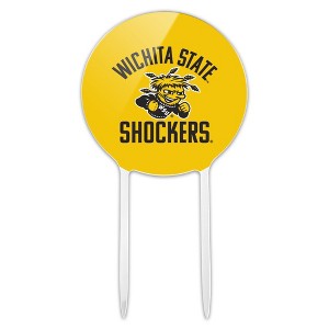 Wichita State Shocker Acrylic Cake Topper Party Decoration for Wedding Anniversary Birthday Graduation - 1 of 4