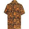 LA LEELA Men's Hawaii Cruise Vacation Tops Hawaiian Print Aloha Mens Shirts Stylish Beach Short Sleeve Button Down - 2 of 2