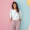 Dalix Sorcerer Frog Embroidered Jogger Pant Soft Fleece Relaxed Fit Lounge Womens - 3 of 4