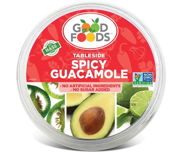Good Foods Vegan Spicy Guacamole - 7oz