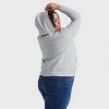 Hanes Just My Size EcoSmart Women's Full-Zip Fleece Hoodie (Plus Size) - 4 of 4