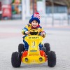 Infans Go Kart Kids Ride On Car Pedal Powered Car 4 Wheel Racer Stealth Christmas Gift - 3 of 4