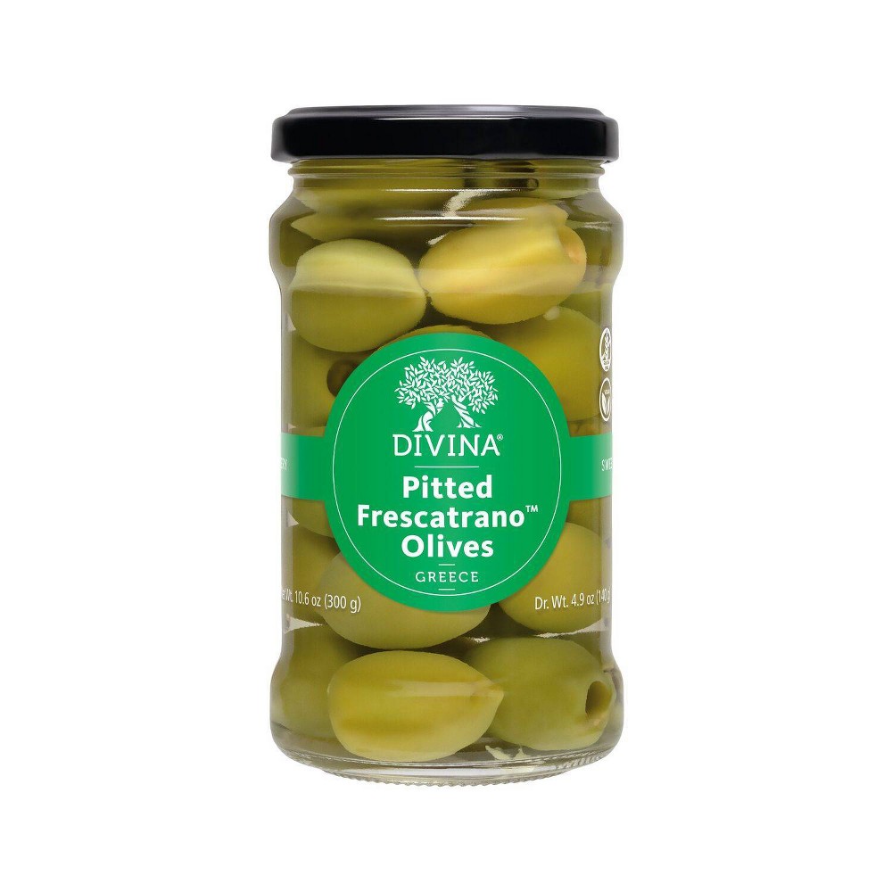 Divina Pitted Frescatrano Olives - 4.9oz: Gluten-Free, Mixed Olives
