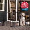 Carlson Super Wide Pen and Gate for Dog Crate - Black - 3 of 4