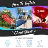 Nevlers Tear-Resistant Inflatable Loungers - Pack of 2 - 3 of 4
