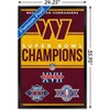 Trends International NFL Washington Commanders - Champions 23 Framed Wall Poster Prints - 3 of 4