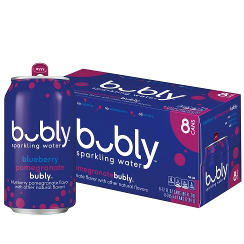 Boylan Bottling Co. Mash Pomegranate Blueberry Sparkling Fruit Beverage 12  fl. oz. Can - 12/Case