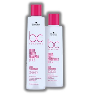 Schwarzkopf BC Bonacure Color Freeze Shampoo (8.5 oz) & Conditioner (6.76 oz) | Effective Care | Rich Hair Care for Color-Treated Hair - DUO SET Kit - 1 of 3