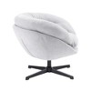 Maliang Modern Chenille Office Chair, 360¡ã Swivel Accent Chair with Removable Cushion - 2 of 4