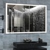 Vynxaria Modern Oversized LED Bathroom Mirror, Aluminum Frame, Waterproof, 60"x40" - 3 of 4