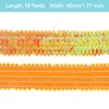 Unique Bargains Waterproof Flat Elastic Crafts Sewing Dress Sequins Trim Ribbon - 2 of 4
