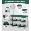 Coucheta Chicken Nesting Boxes - Available in Multiple Styles (Bracket Leg/Two-Tier/Wall Mount) & Compartments (6/8/10) for Easy Egg Collection. - 4 of 4