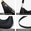 Paaaawaters Shoulder Bag for Women Small Purse Cute Clutch Hobo Handbag Trendy Crescent Bag - 4 of 4