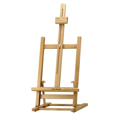 Table Easel & Sketch Box with Metal Lined Drawer- Renoir Oiled Beechwood  Finish