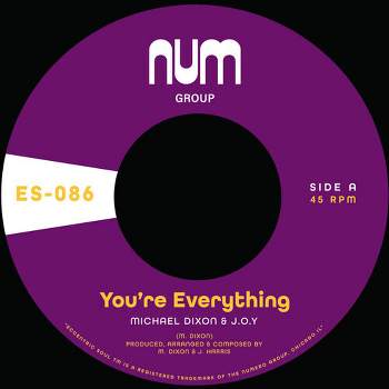 Michael a. Dixon & J.O.Y. - You're Everything B/w You're All I Need - Purple (vinyl 7 inch single)