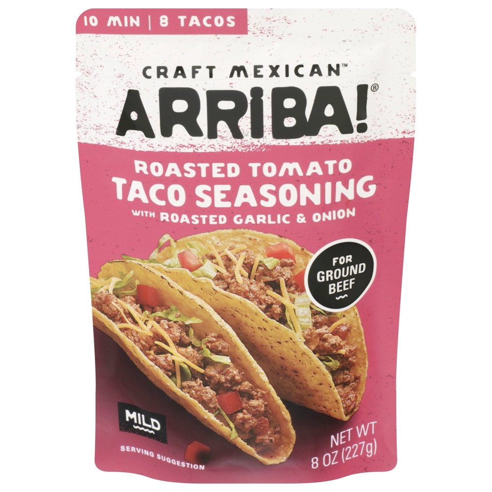 Arriba! Roasted Tomato Ground Beef Taco Seasoning - 8oz