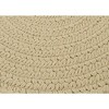 Colonial Mills Reversible Flat-Braid (Oval) Runner Braided Runner, Linen 2'4"x5', Oval Shape - 3 of 3