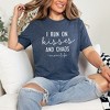 Simply Sage Market Women's I Run On Kisses and Chaos Short Sleeve Graphic Tee - 2 of 3