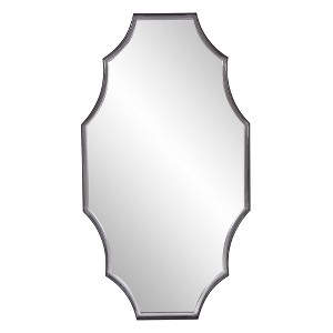 Howard Elliott 23.5"x23.5" Universal Flow Mirror with Stone Veneer: Modern Round Marble Frame, No Assembly Required - 1 of 4