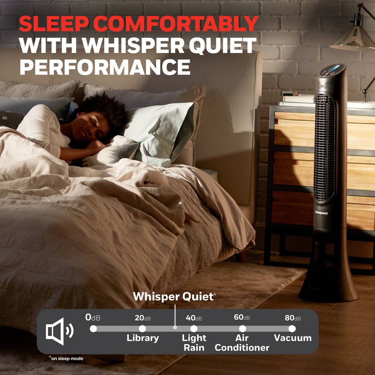 Honeywell QuietSet Oscillating Tower Fan - thumbnail 10