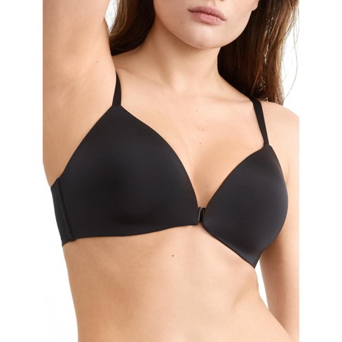 Bare Women's The Wire-free Front Close Bra - B10241 36ddd Black : Target