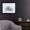 Trademark Fine Art - Anton Belovodchenko Polar Bear With Mom Matted Framed Art - image 2 of 4