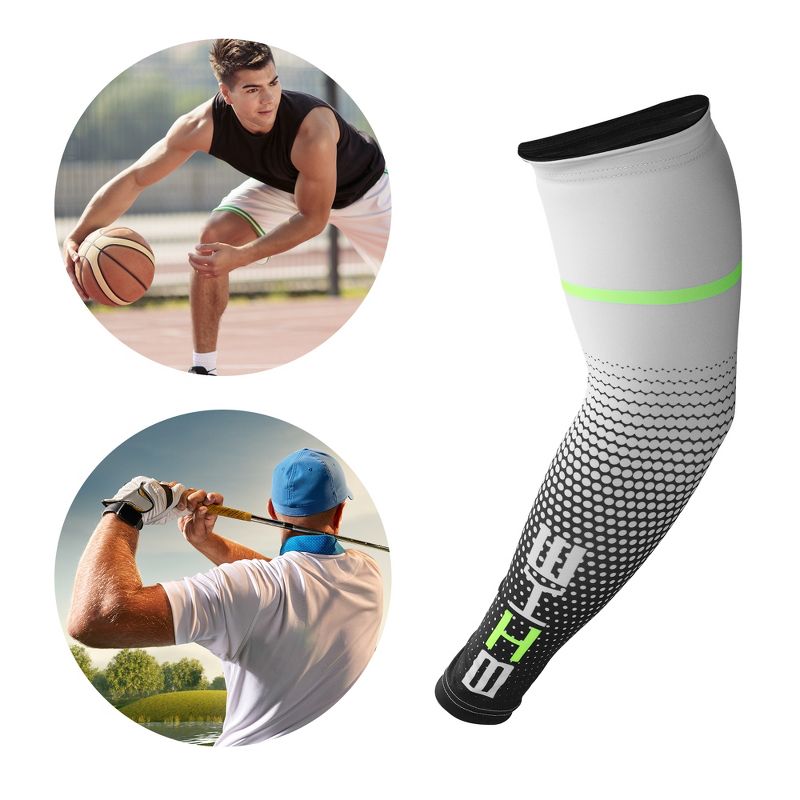 Unique Bargains Summer Cool Thin Elbow Pads Elbow Protection Brace Tightening for Sports 4 Pcs, 2 of 7