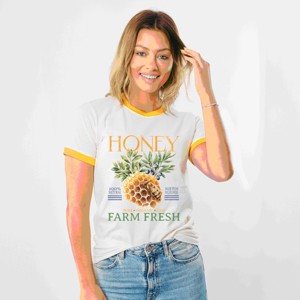 Simply Sage Market Farm Fresh Honey Ringer Tee - 1 of 4