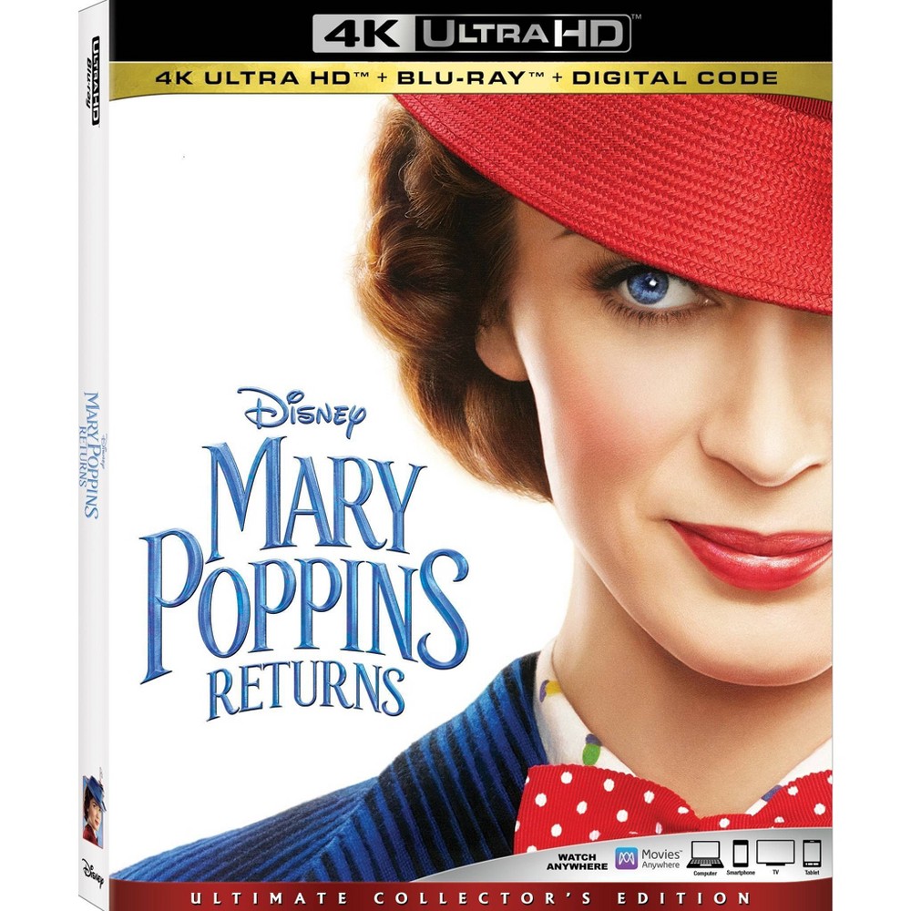 Mary Poppins Returns (4K/UHD) was $29.99 now $20.0 (33.0% off)