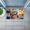 Stupell Industries Cool Puppy Tropical Sunset Printed Outdoor Door Mat, design by Image World, 18"x30" - 4 of 4