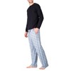 SLEEPHERO Henley Long Sleeve Tee Shirt with Knit Pajama Pants with Pockets - 3 of 4