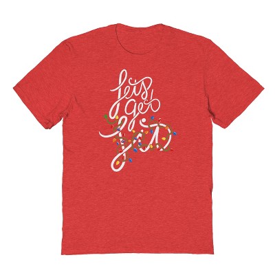 Rerun Island Men's Lets Get Lit Short Sleeve Graphic Cotton T-Shirt