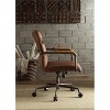 Lyngins Executive Ergonomic Office Chair – Top Grain Leather, Retro Home Office Desk Chair, 360° Swivel Chair with High-Back Lumbar Support - 4 of 4