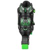 Roller Derby Stryde Lighted Boy's Adjustable Inline Skate - Black/Green (11-1) - image 4 of 4