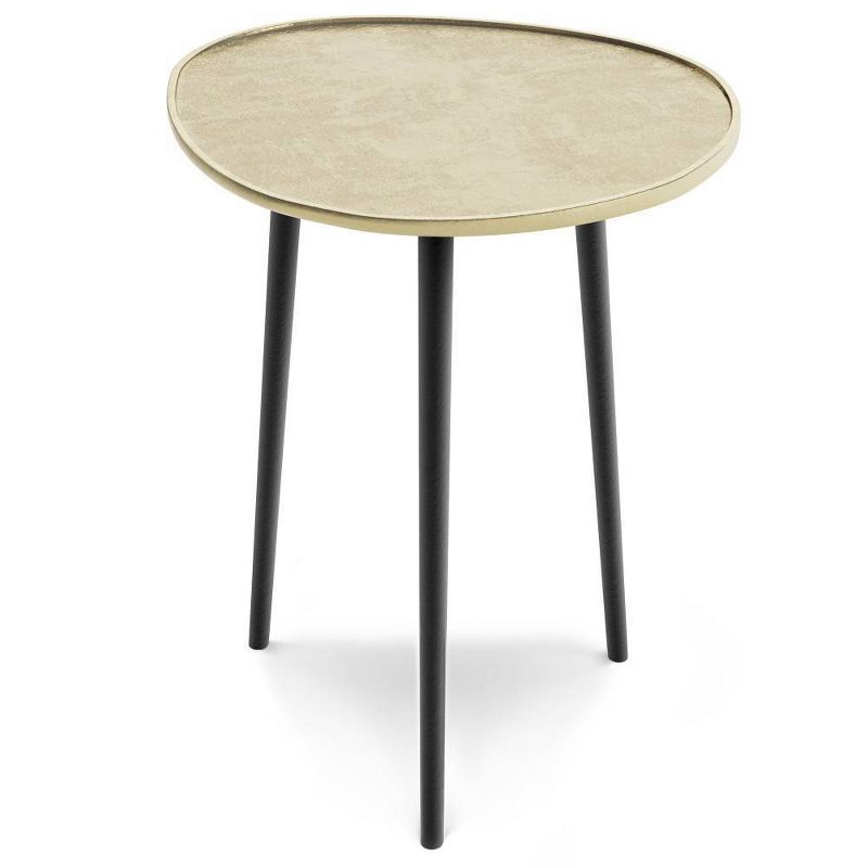 Ladd Metal Side Table Gold - WyndenHall, 1 of 8
