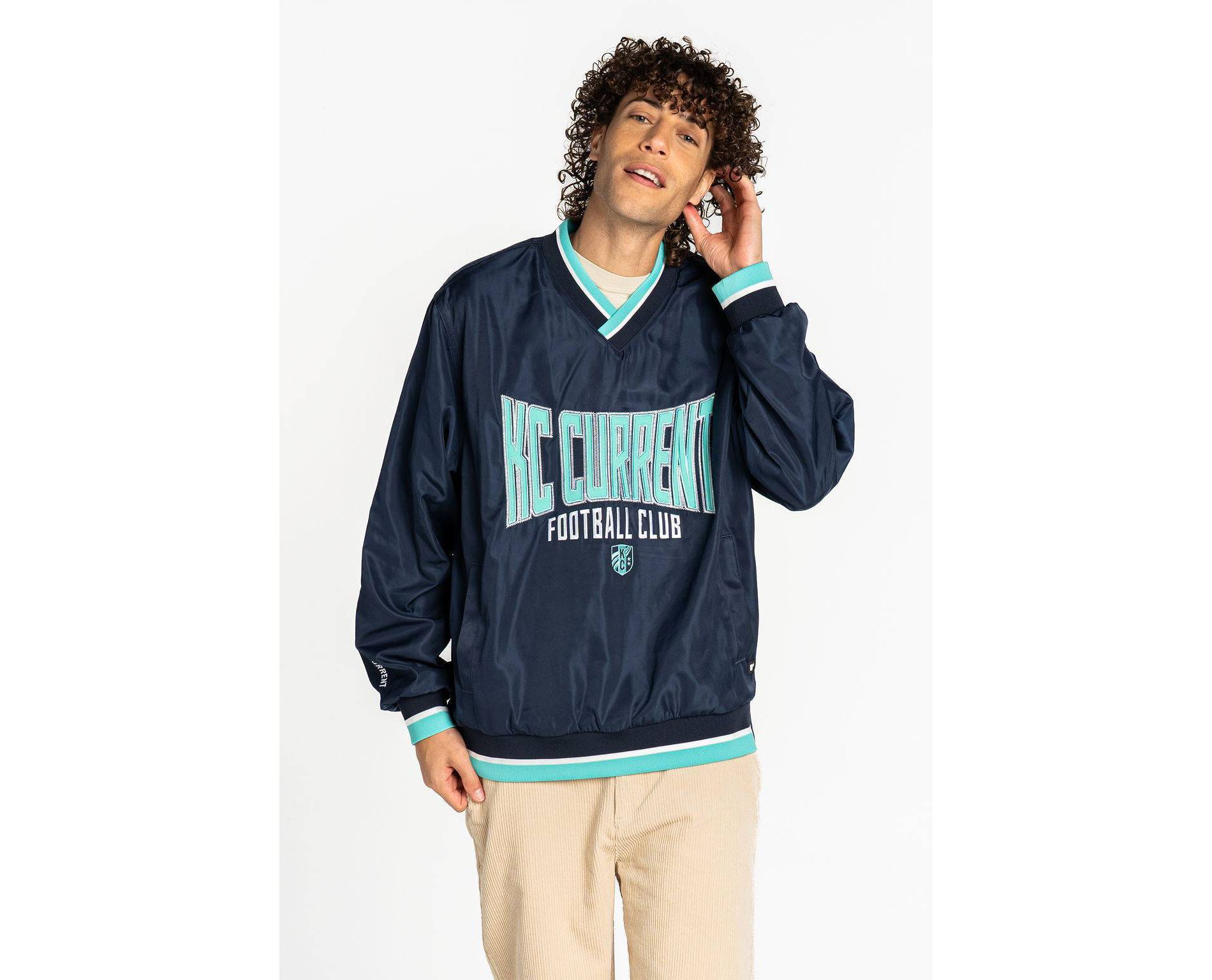 NWSL KC Current Pullover Windbreaker