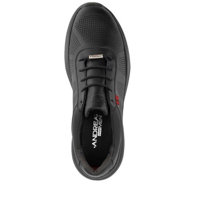 Andrea Men's Leather Comfort Sneaker 88700-3750087 Black 8 — фото 4