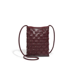 FATMOON Woven Small Crossbody Bags Cell Phone Purse for Women Teen Girls Small Shoulder Phone Bag - 1 of 4