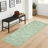 Washable Modern Solid Living Room Rugs, Abstract Indoor Contemporary Floor Carpet for Bedroom Dining Room - 4 of 4