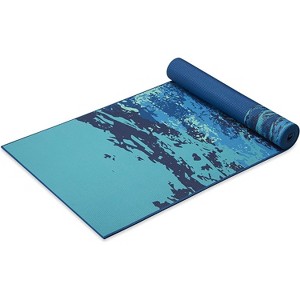 Extra Thick 6mm Yoga Mat, Reversible Non-Slip Print Exercise Mat for All Yoga Types, Pilate - 1 of 4