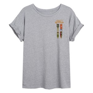 Women's - Lord of the Rings - War of the Rihirrim Banners Oversized Graphic T-Shirt - 1 of 4