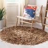 Leather Shag LSG601 Handwoven Rugs - Safavieh - 2 of 3